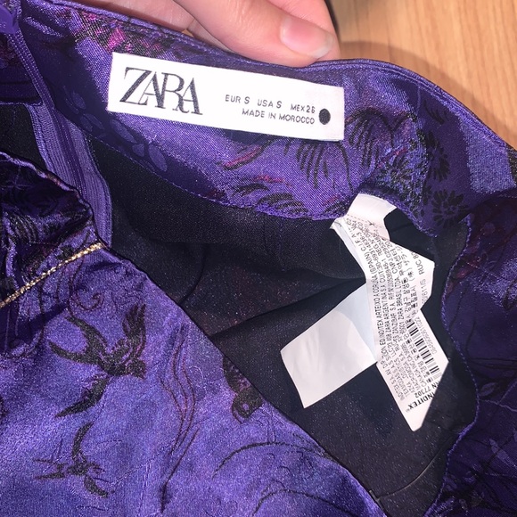 NWOT Zara Maxi Skirt Size Small Oriental Style - Picture 4 of 9